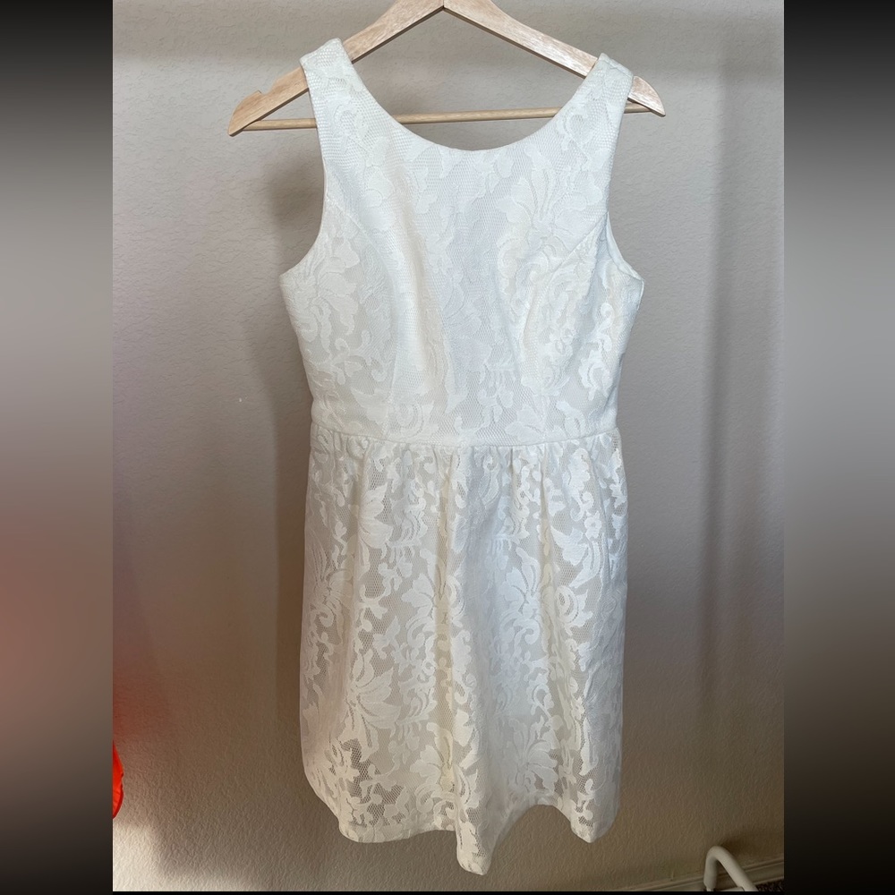 Gianni Bini White Lace Dress